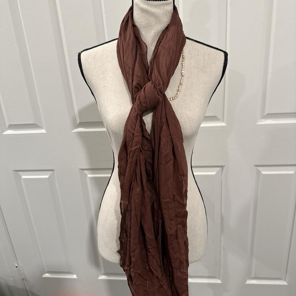 New | Sold Out Online! Veiled Cocoa Woven Modal Scarf/Hijab